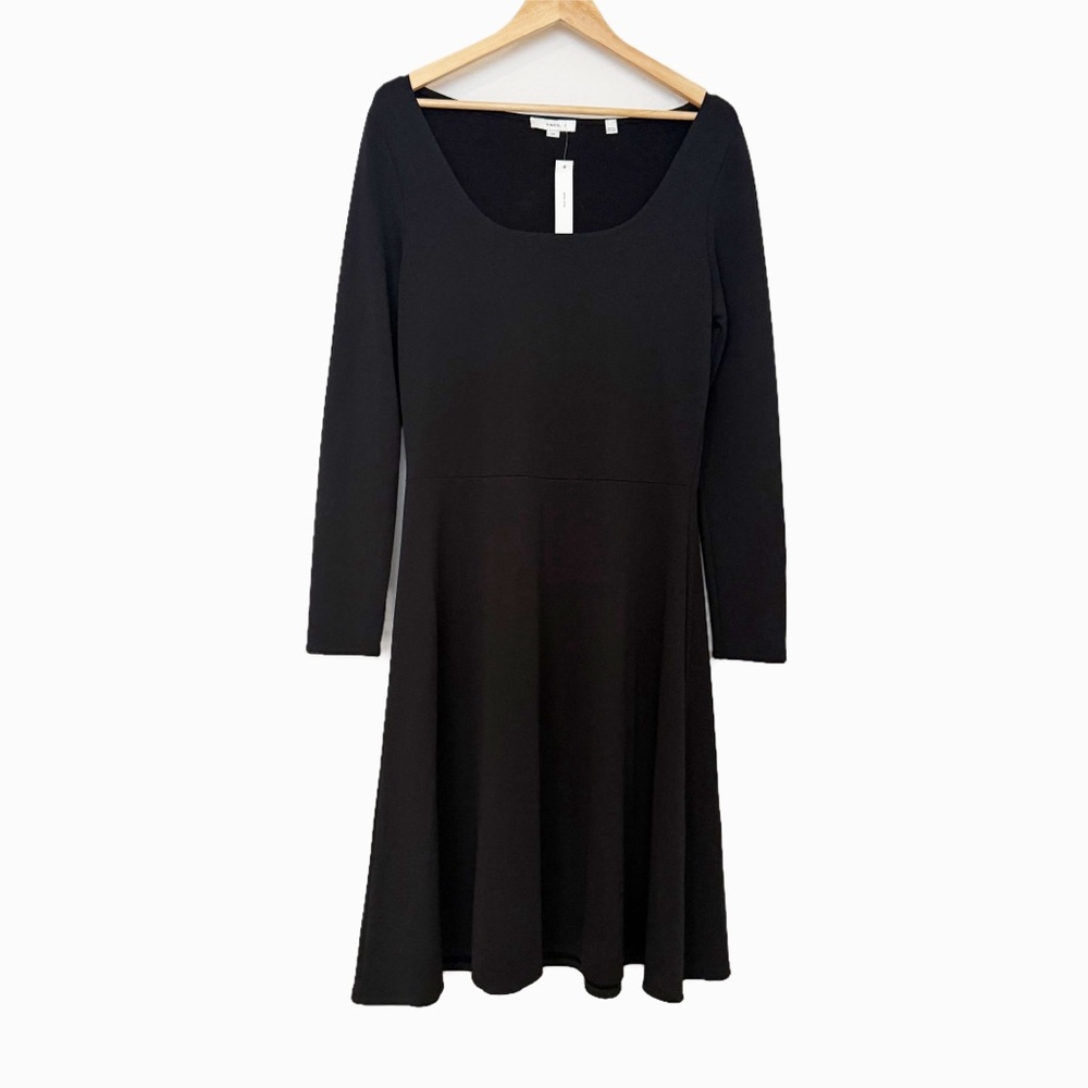 Vince. Long Sleeve Pullover Stretch Dress Size Large NEW